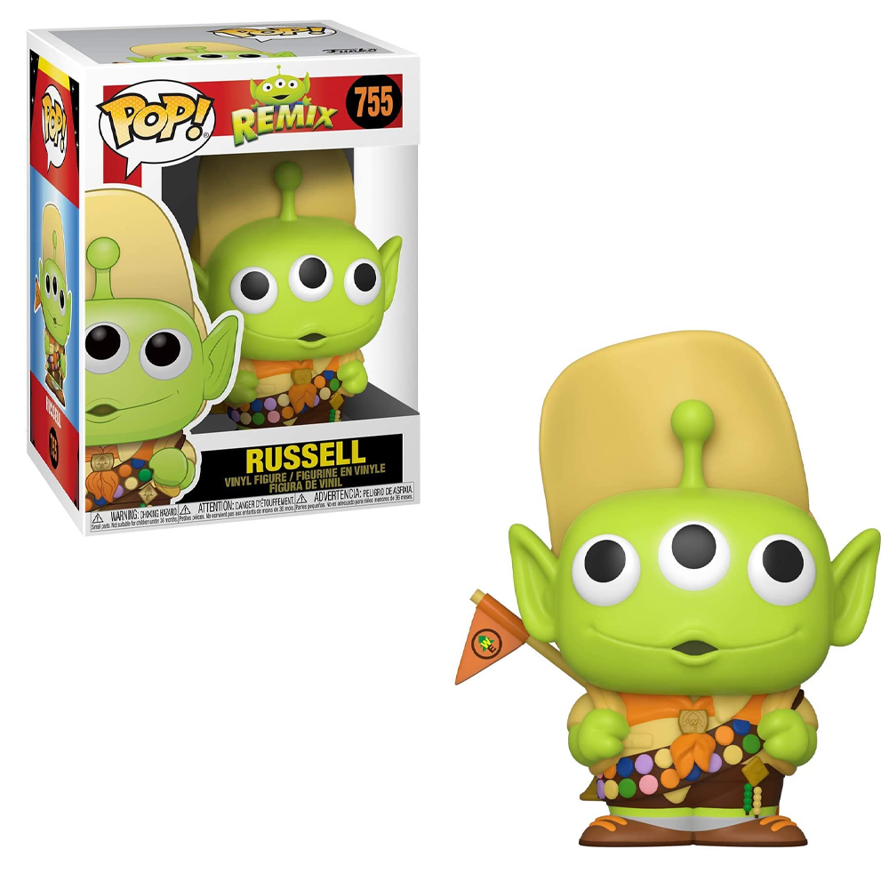 FU49369 Funko POP! Pixar Alien Remix - Alien as Russel Vinyl Figure #755