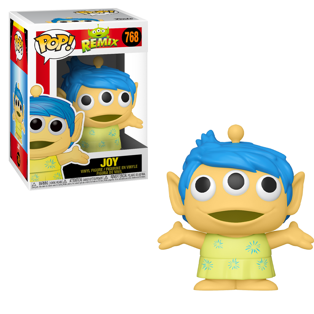 FU49603 Funko POP! Pixar Alien Remix - Alien as Joy Vinyl Figure Specialty Series Exclusive #768