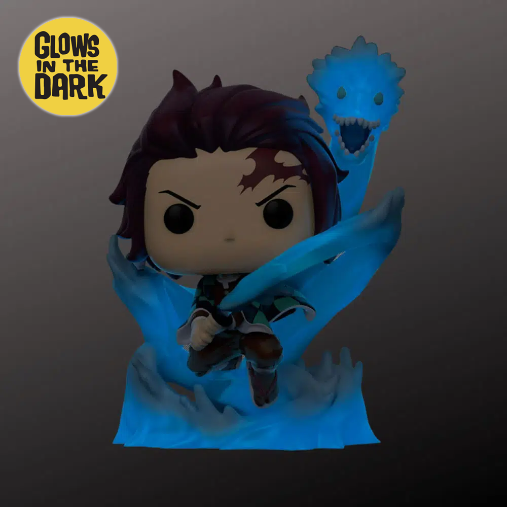 Funko POP! Demon Slayer: Kimetsu no Yaiba - Tanjiro Kamado (Water Breathing) GITD Vinyl Figure #867 Special Edition Exclusive