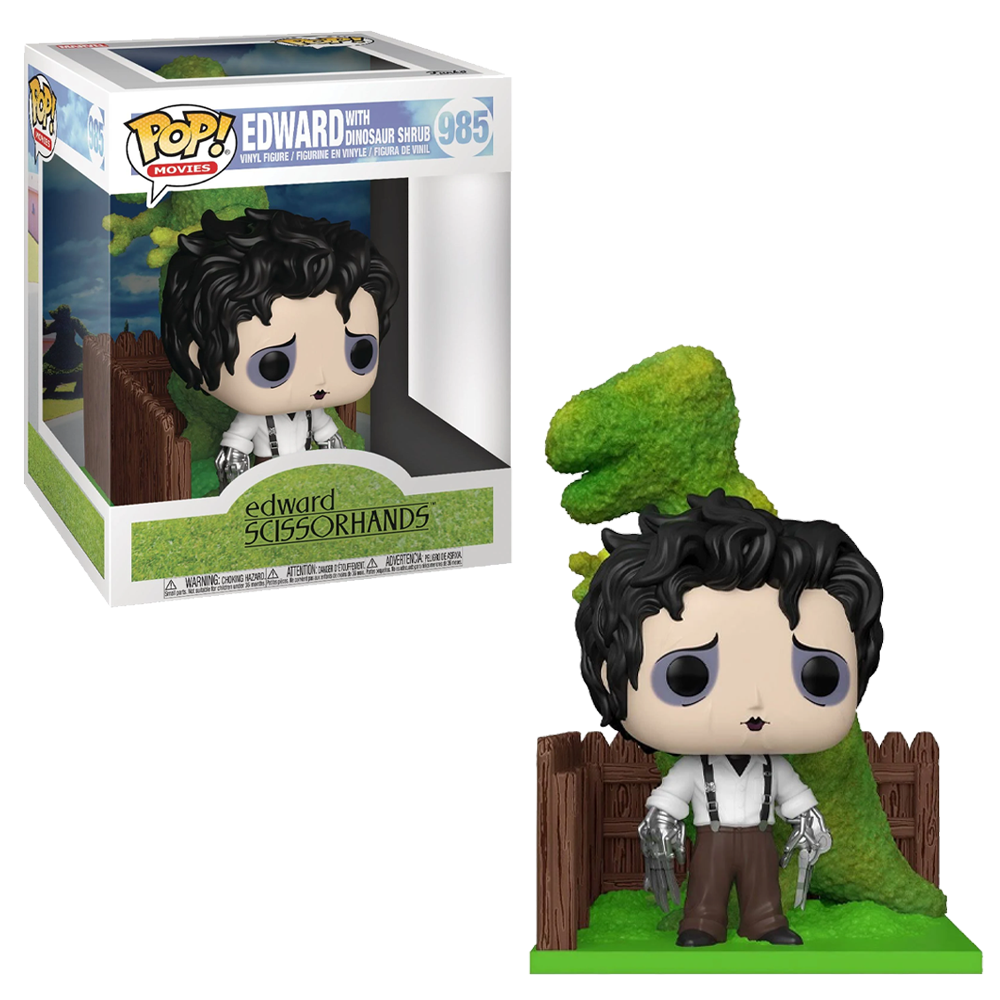 FU50274 Funko POP! Edward Scissorhands - Edward with Dinosaur Shrub Vinyl Figure #985