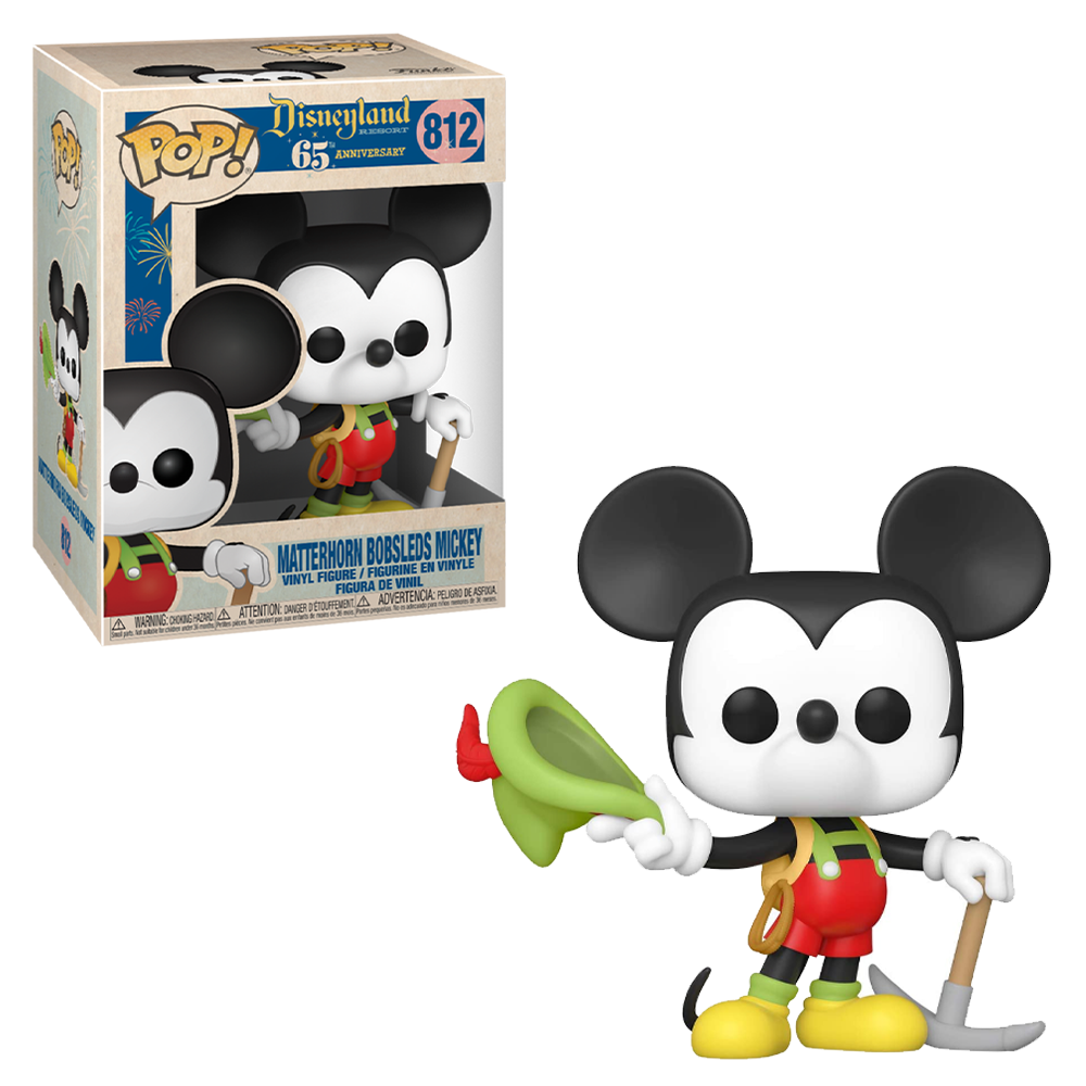 FU50374 Funko POP! Disney 65th - Matterhorn Bobsleds Mickey In Lederhosen Vinyl Figure #812