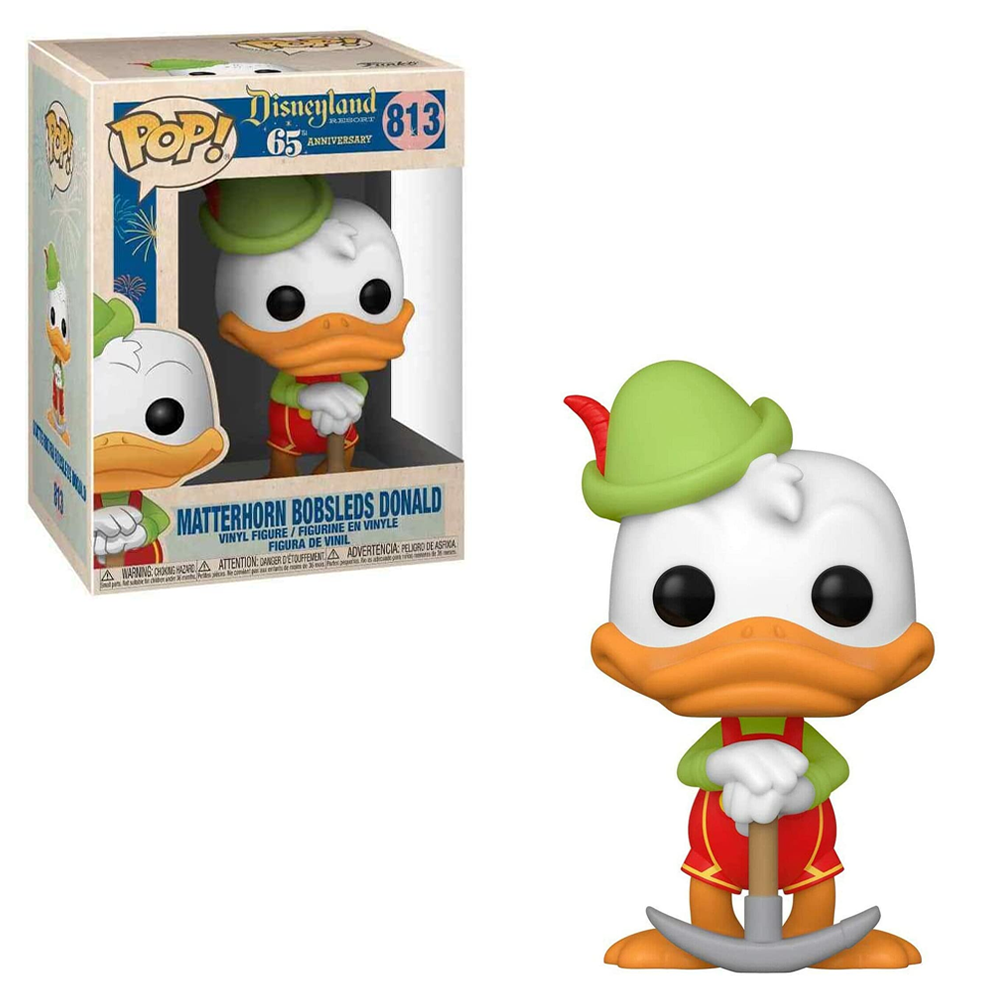 FU50375 Funko POP! Disney 65th - Matterhorn Bobsleds Donald In Lederhosen Vinyl Figure #813