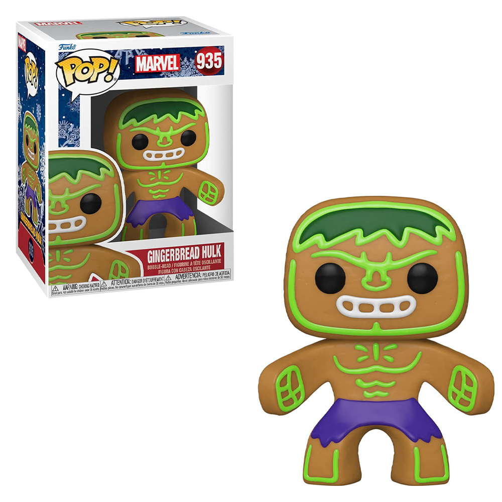 FU50660 Funko POP! Marvel Holiday - Gingerbread Hulk Vinyl Figure #935