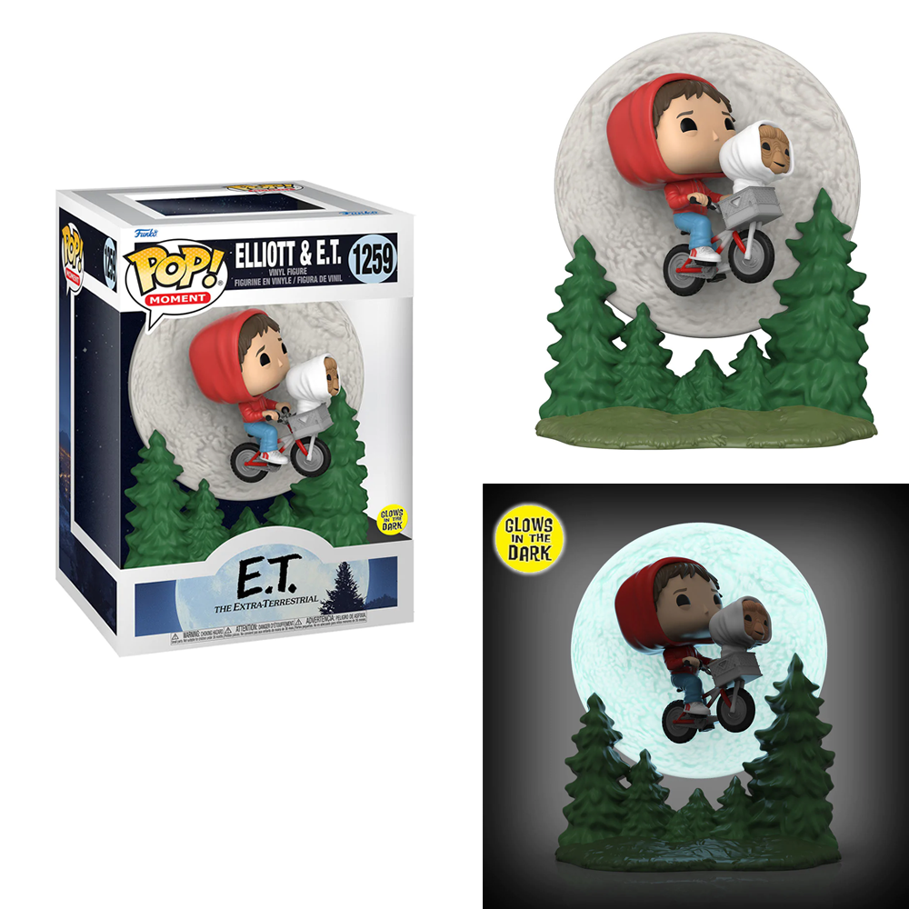 [PRE-ORDER] Funko POP Moment: E.T. - Elliott and E.T. Flying (Glow in the Dark) Vinyl Figure #1259