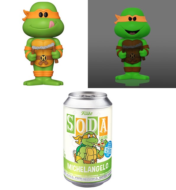 FU50918 Funko Vinyl SODA: Teenage Mutant Ninja Turtles - Michelangelo Vinyl Figure