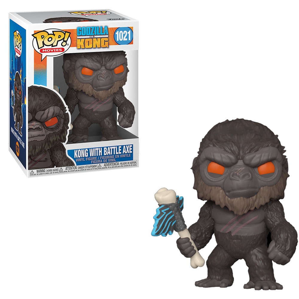 FU50953 Funko POP! Godzilla vs Kong - Kong with Battle Axe Vinyl Figure #1021