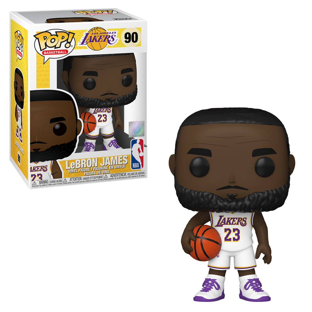 FU51010 Funko POP! NBA: Lakers - LeBron James (Alternate) Vinyl Figure #90