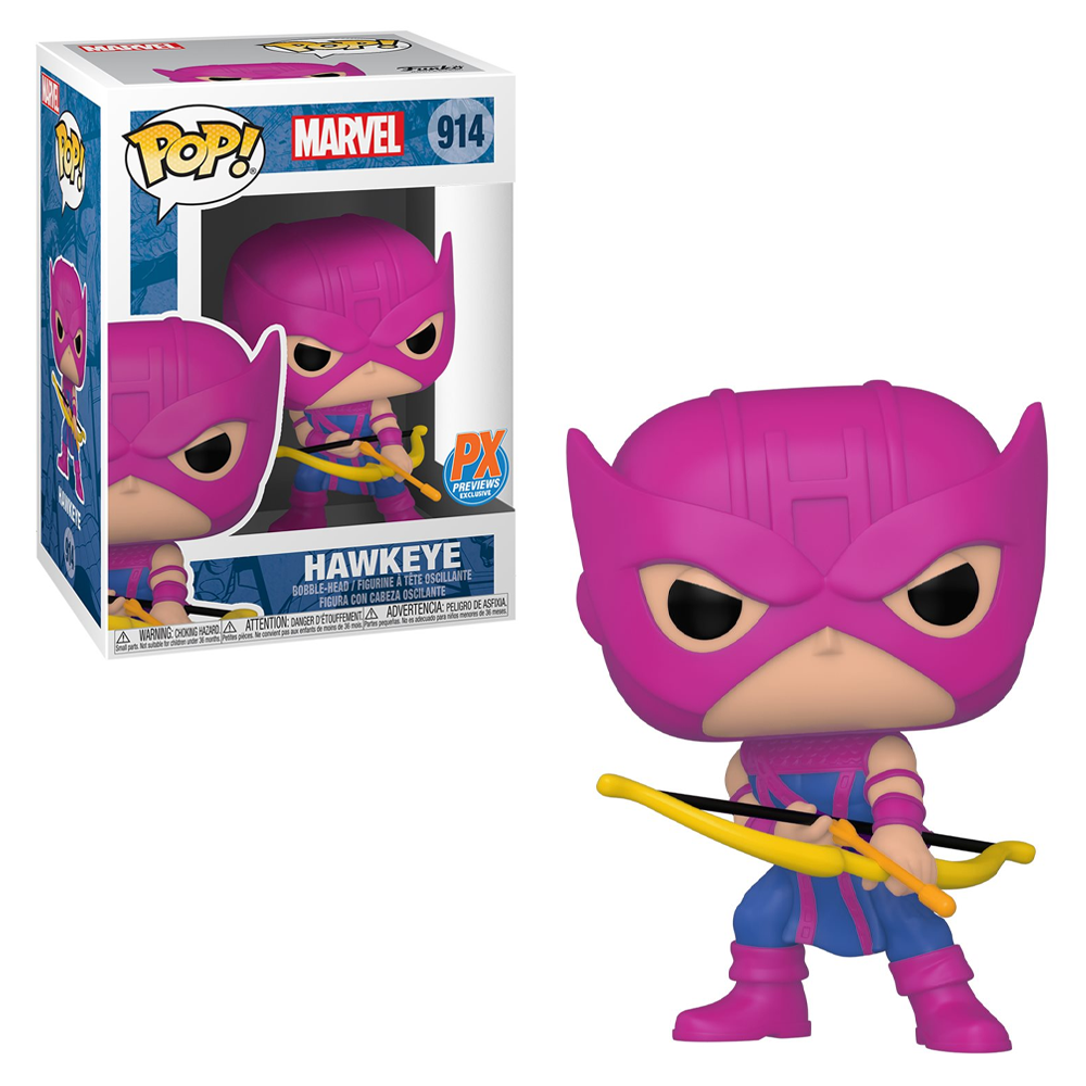 FU51291 Funko POP! Marvel - Hawkeye Vinyl Figure #914 Preview Exclusives (PX) [READ DESCRIPTION]