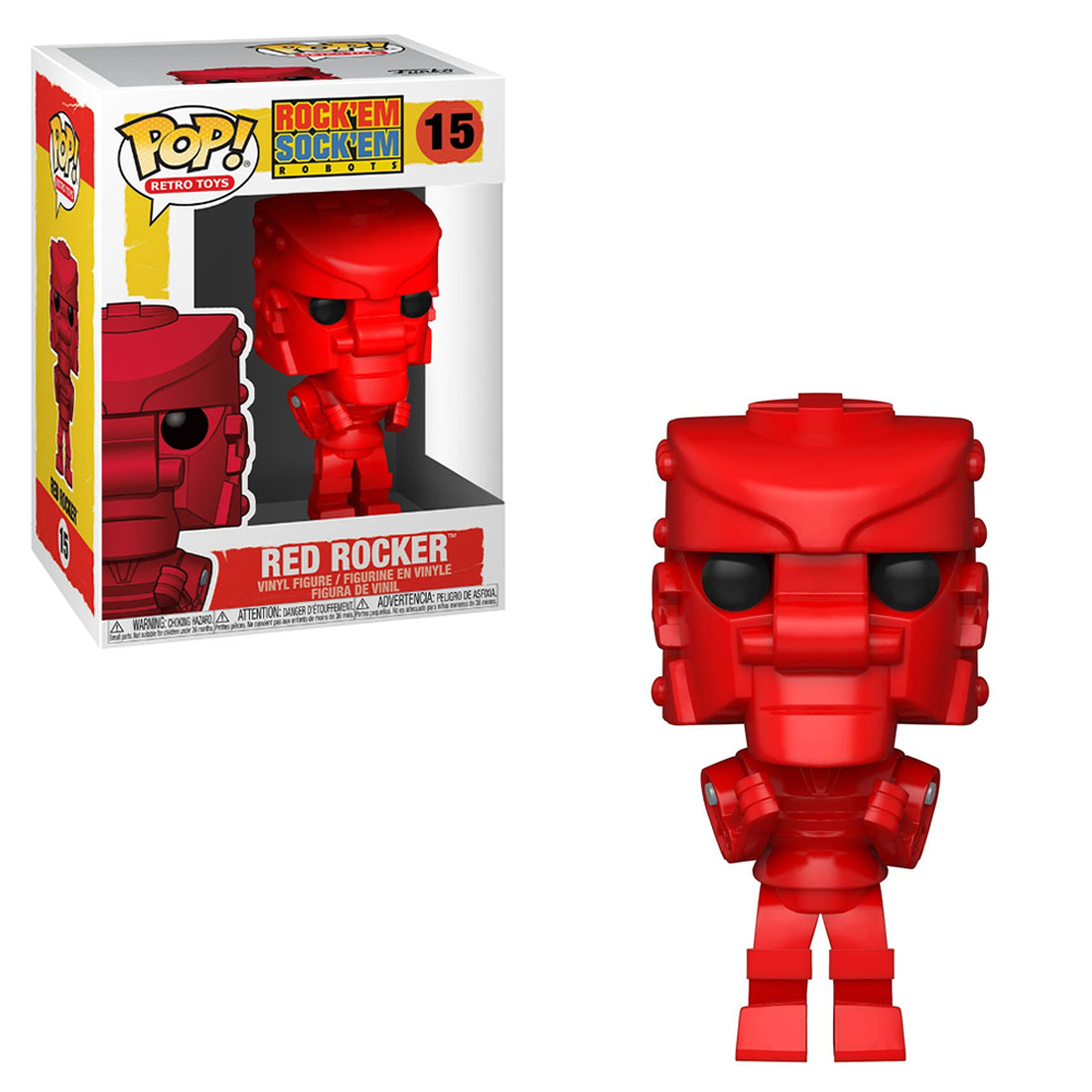 FU51321 Funko POP! Mattel - RockEmSockEm Robot (Red) Vinyl Figure #15