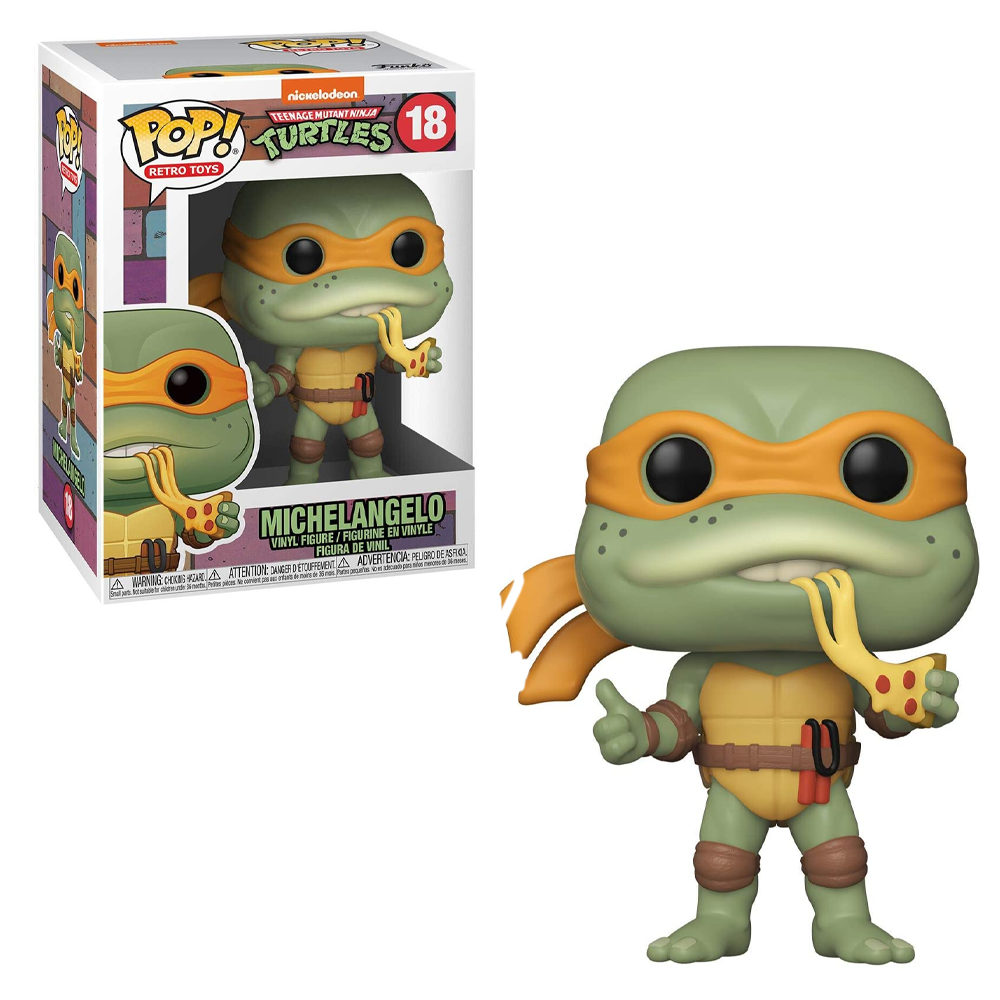 FU51433 Funko POP! Teenage Mutant Ninja Turtles - Michelangelo Vinyl Figure #18