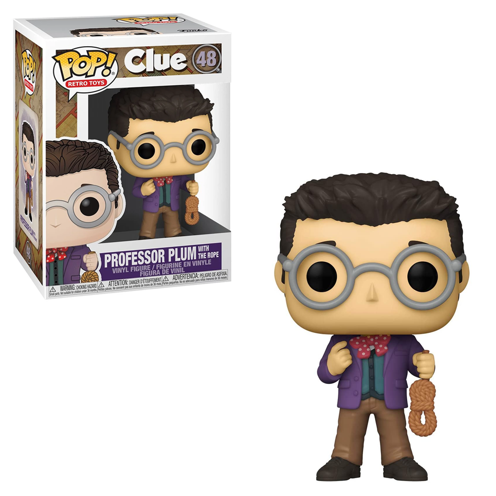 FU51450 Funko POP! Clue - Professor Plum with Rope Vinyl Figure #48