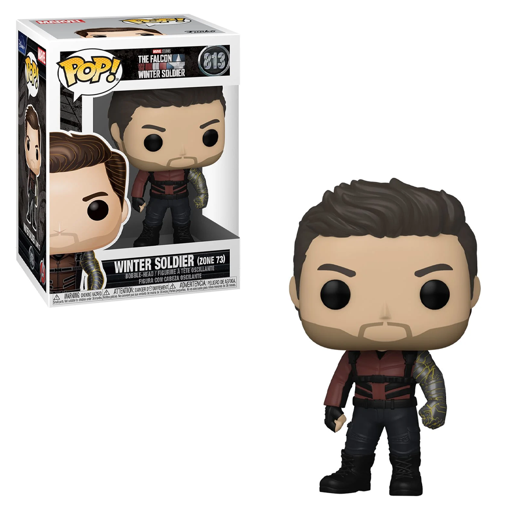 FU51629 Funko POP! The Falcon and Winter Soldier - Winter Soldier (Zone 73) Vinyl Figure #813