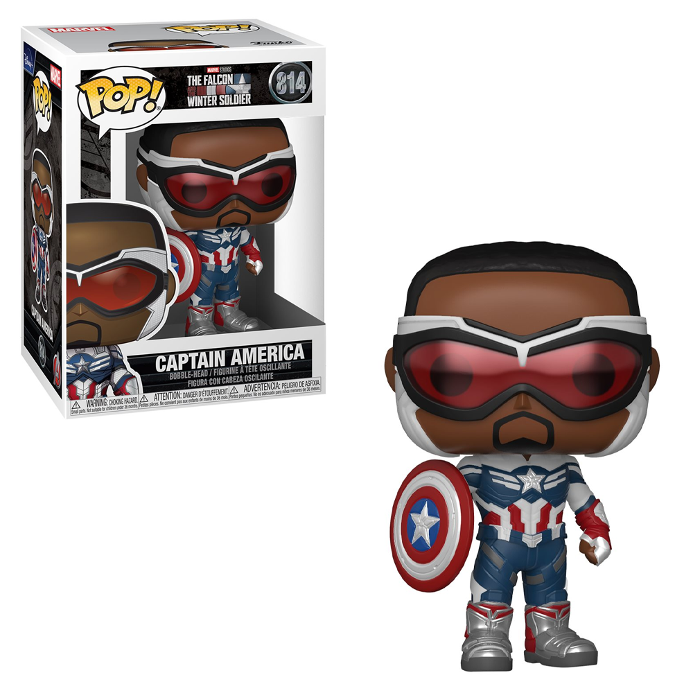 FU51630 Funko POP! The Falcon and Winter Soldier - Captain America Vinyl Figure #814