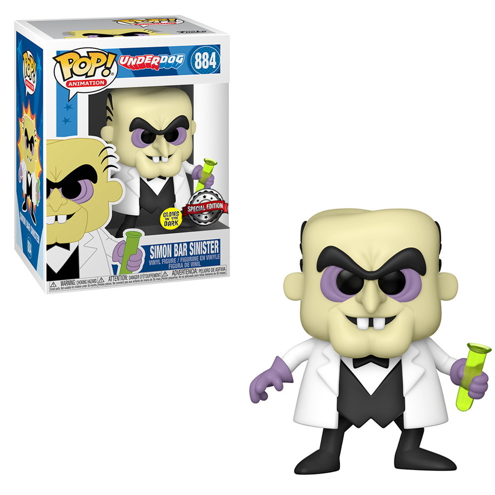 FU52086-IE Funko POP! Underdog - Simon Bar Sinister Vinyl Figure #884 Special Edition Exclusive [READ DESCRIPTION]