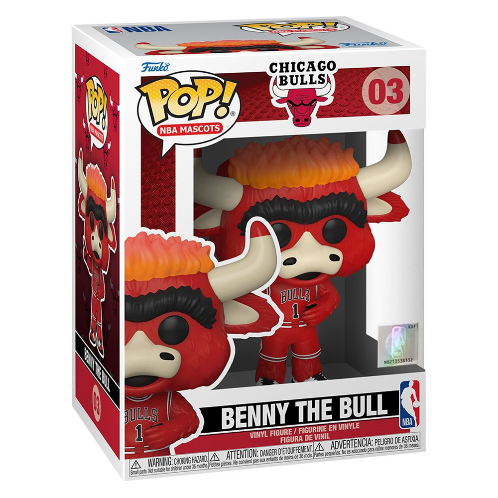 Funko POP! NBA Mascots: Chicago - Benny the Bull Vinyl Figure #3