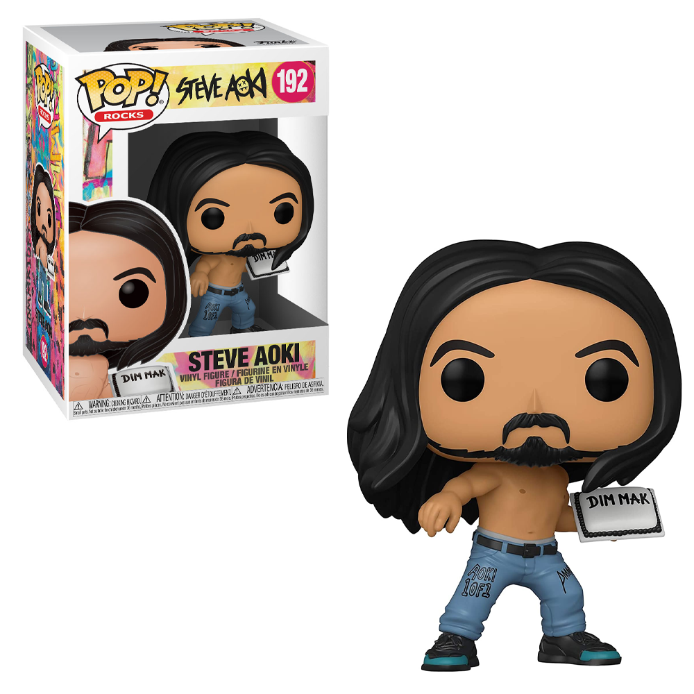 FU53765 Funko POP! Rocks - Steve Aoki with Cake Vinyl Figure #192