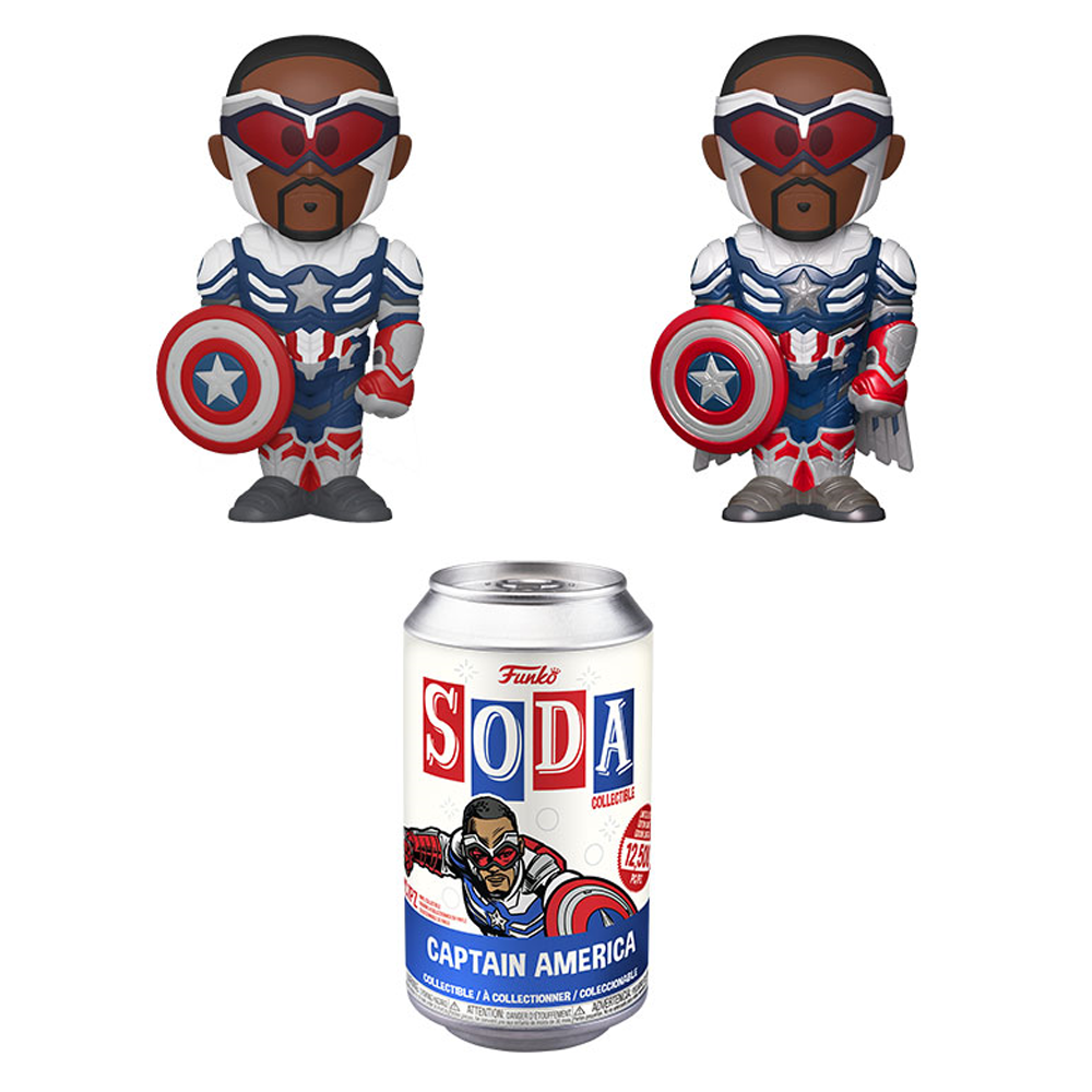 FU54340 Funko Vinyl SODA: The Falcon and the Winter Soldier - Captain Falcon Vinyl Figure