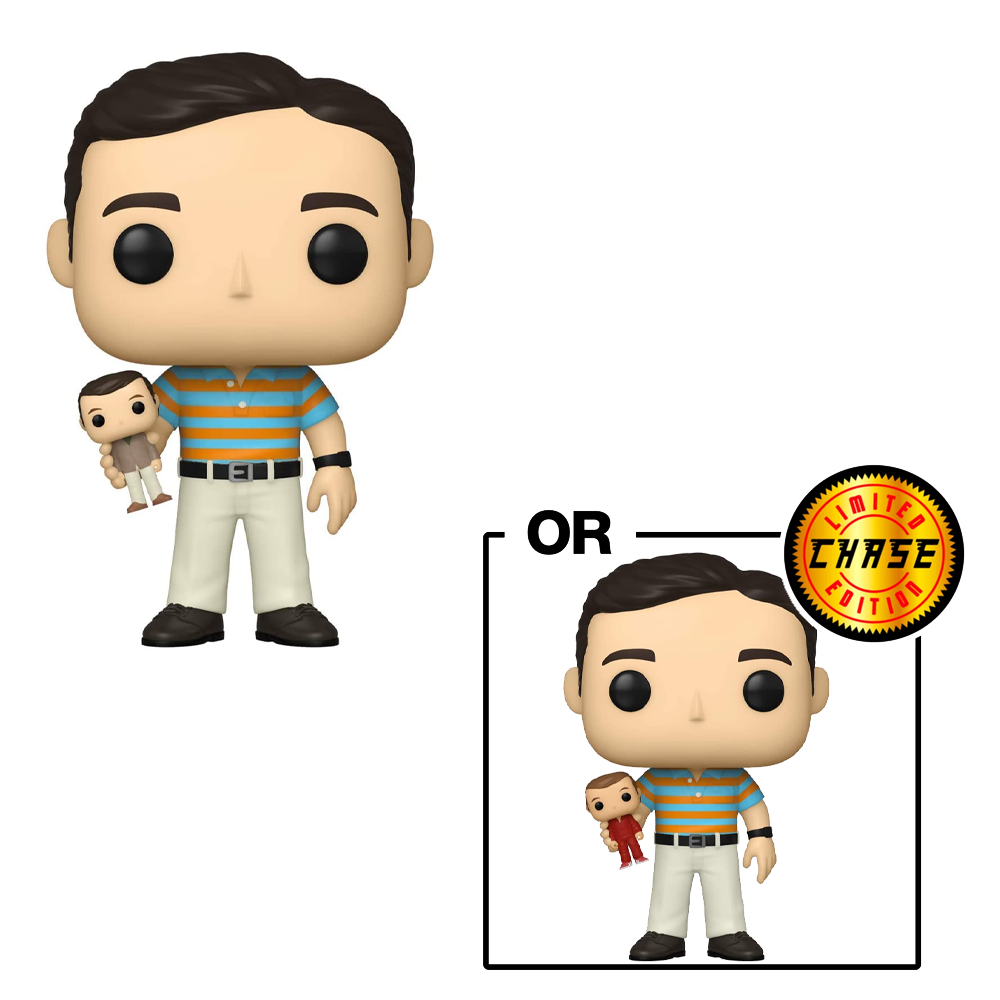 FU54469 Funko POP! 40 Year Old Virgin - Andy Holding Oscar Vinyl Figure #1064