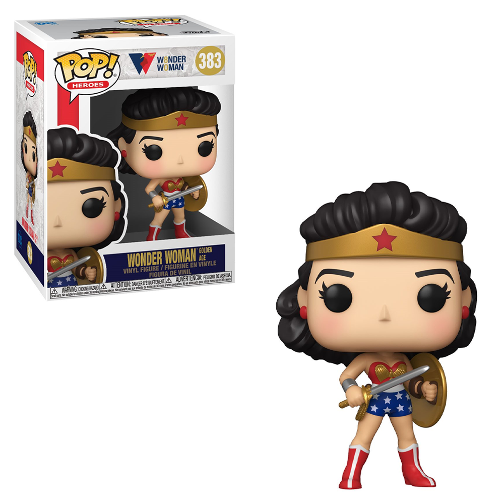 FU54973 Funko POP! Wonder Woman 80th - Wonder Woman (Golden Age 1950's) Vinyl Figure #383