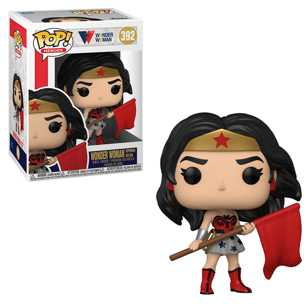 FU54976 Funko POP! Wonder Woman 80th - Wonder Woman Superman: Red Son Vinyl Figure #392