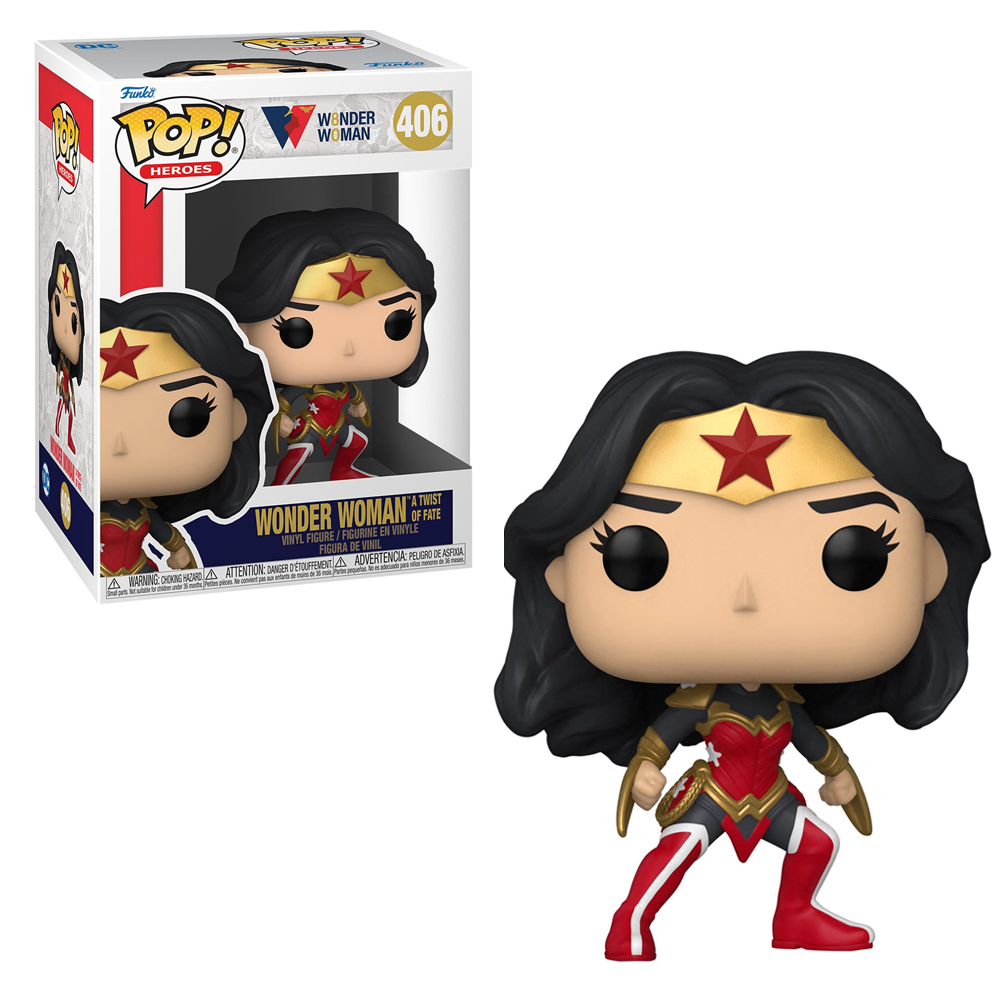 FU54991 Funko POP! Wonder Woman 80th - Wonder Woman (A Twist of Fate) Vinyl Figure #406