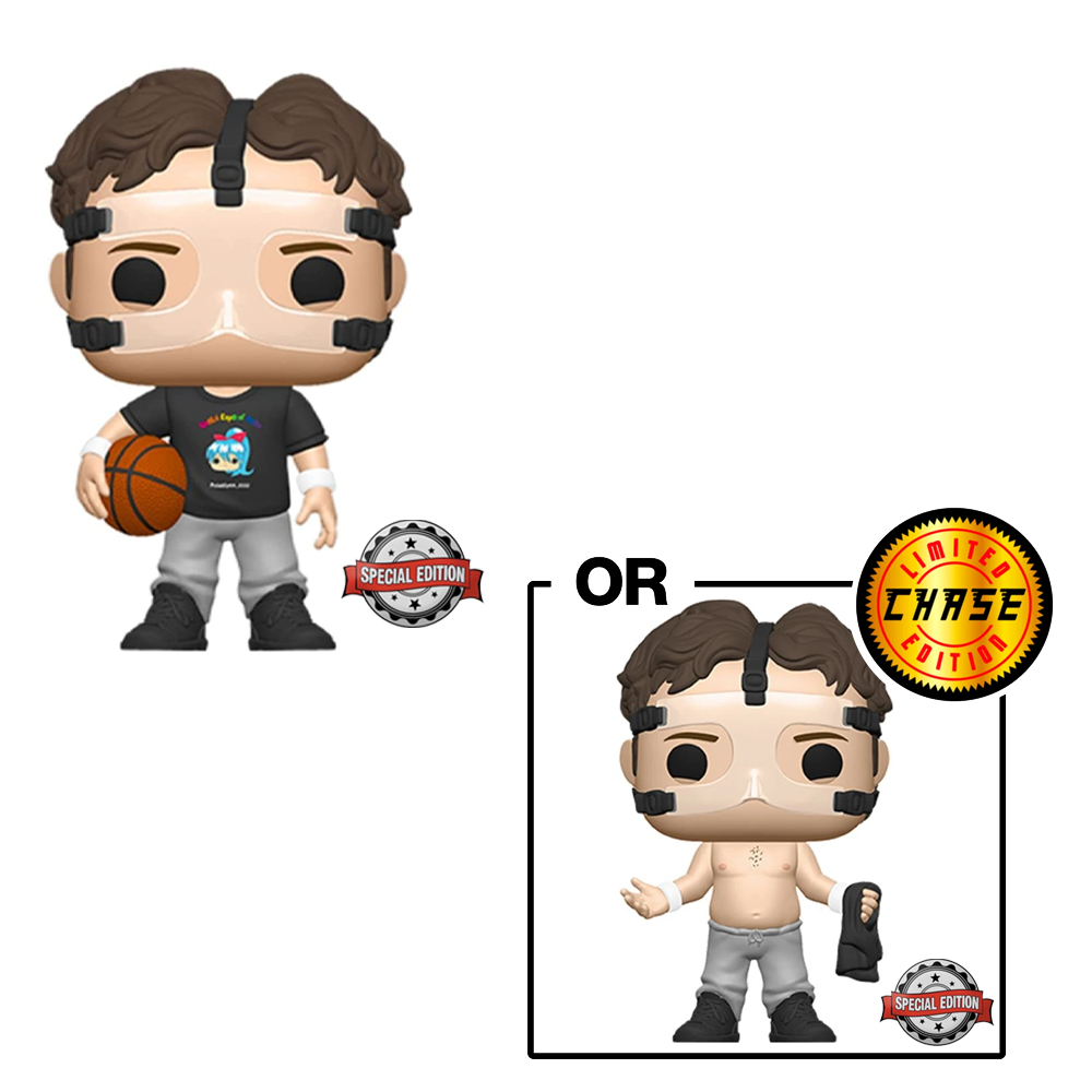 FU55048-IE Funko POP! The Office - Dwight Schrute (Basketball) Vinyl Figure #1103 Special Edition Exclusive [READ DESCRIPTION]