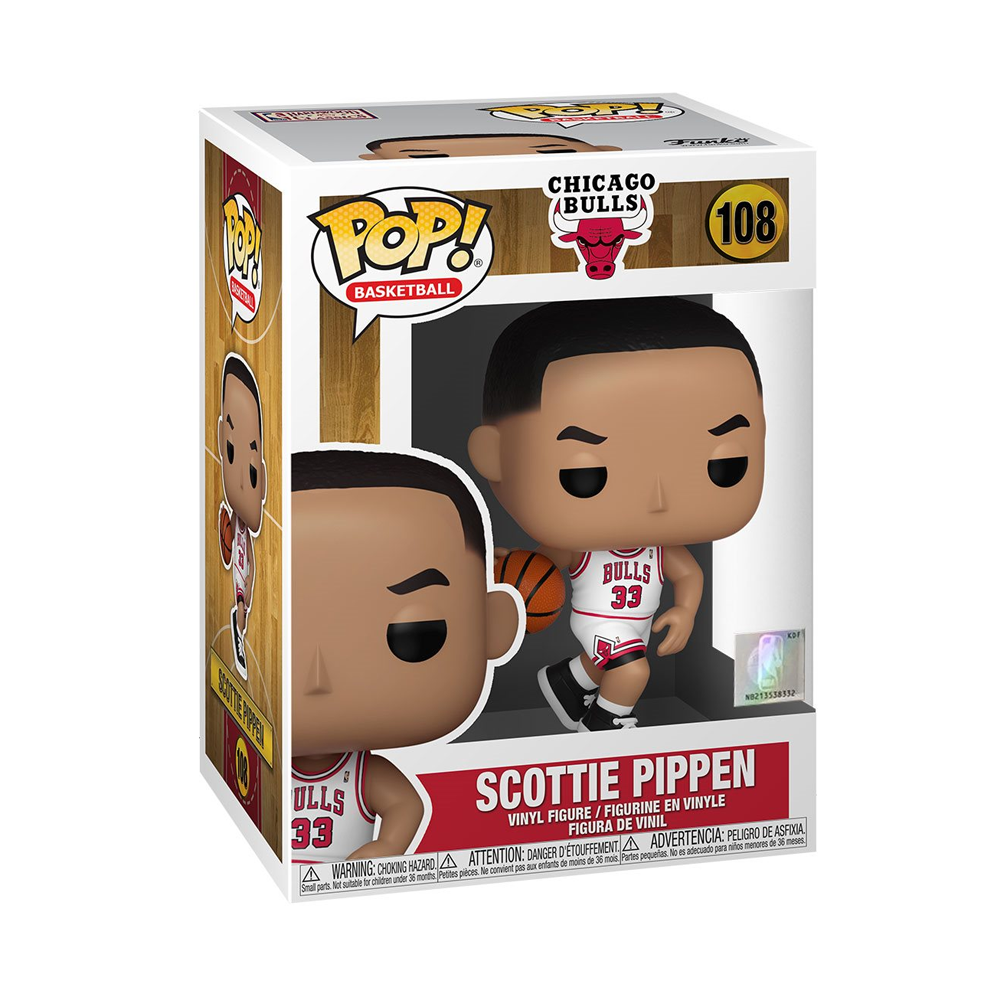 Funko POP! NBA: Legends -Scottie Pippen (Bulls Home) Vinyl Figure #108