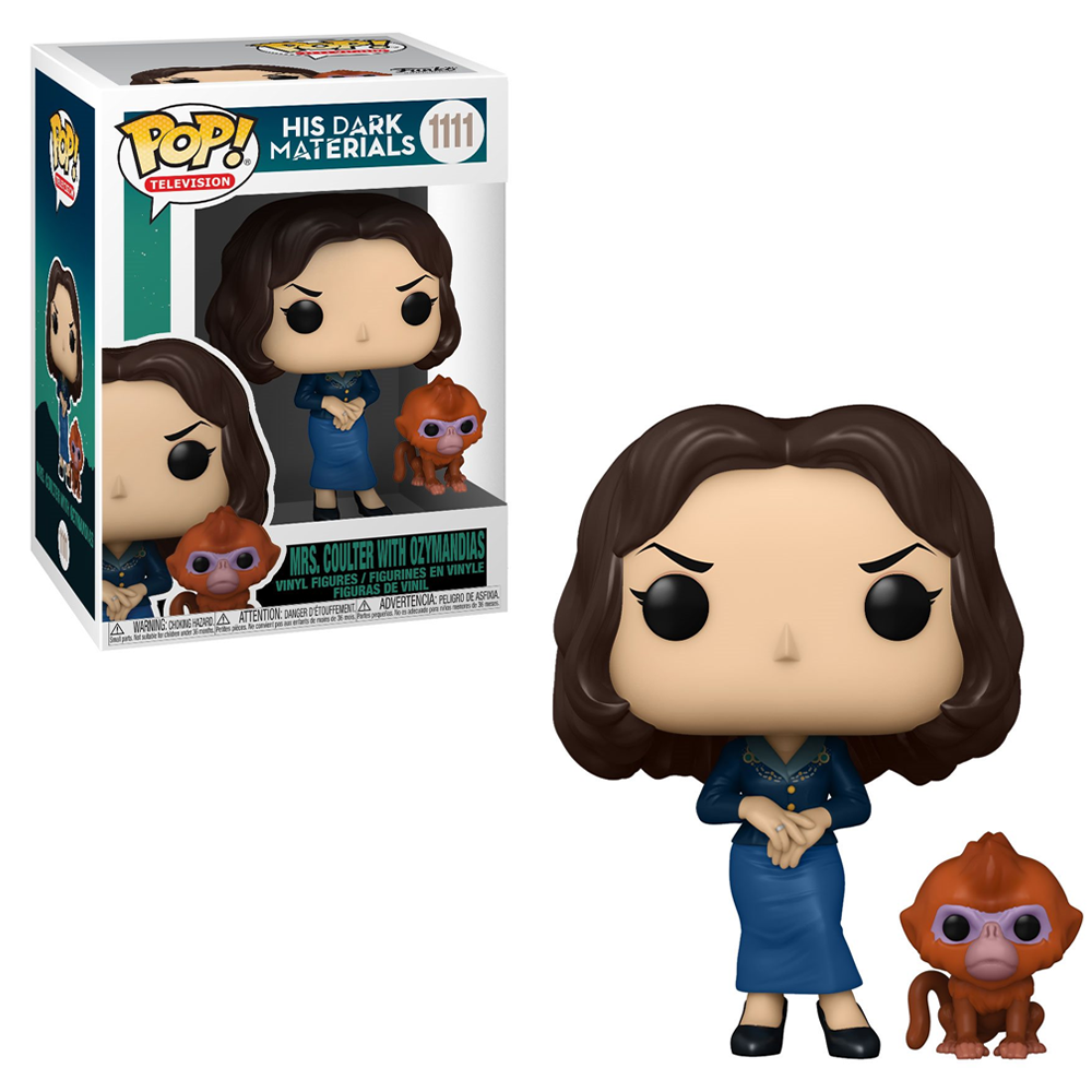 FU55225 Funko POP! His Dark Materials - Mrs. Coulter with Ozymandias Vinyl Figure #1111