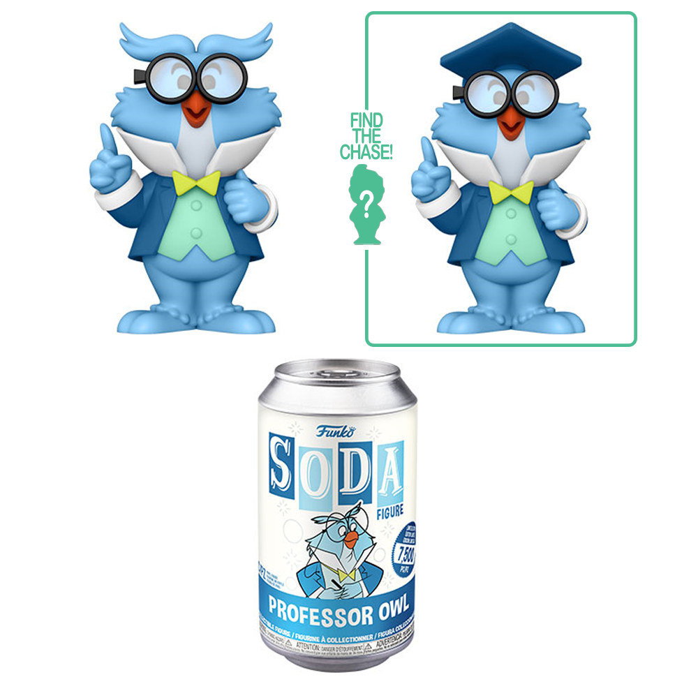 FU55337 Funko Vinyl SODA: Disney - Professor Owl with Grad Cap Vinyl Figure