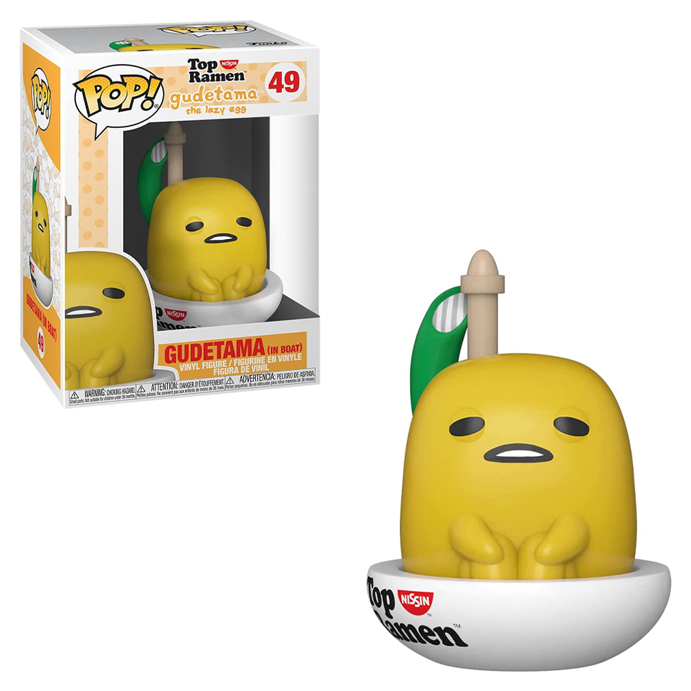 FU55772 Funko POP! Sanrio: Gudetama x Nissin - Gudetama in Boat Vinyl Figure #49