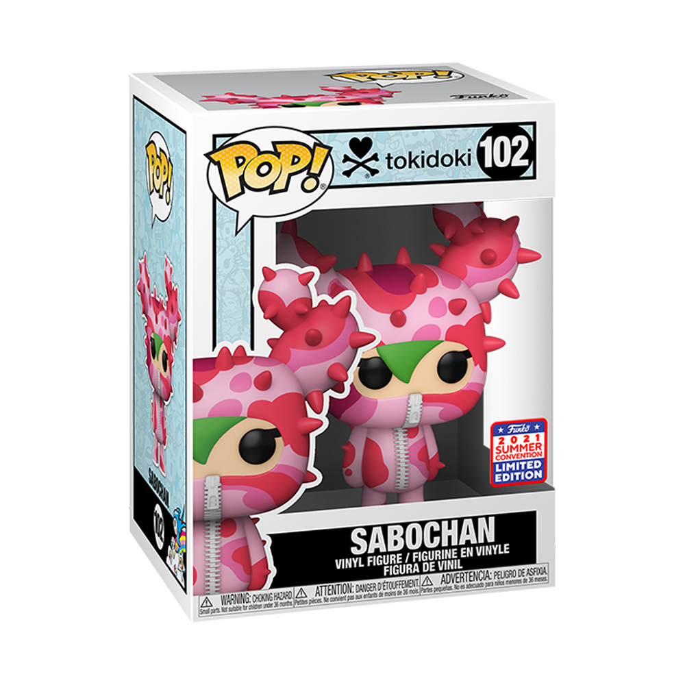 Funko POP! Tokidoki - Sabochan Vinyl Figure #102 2021 Summer Convention Exclusive