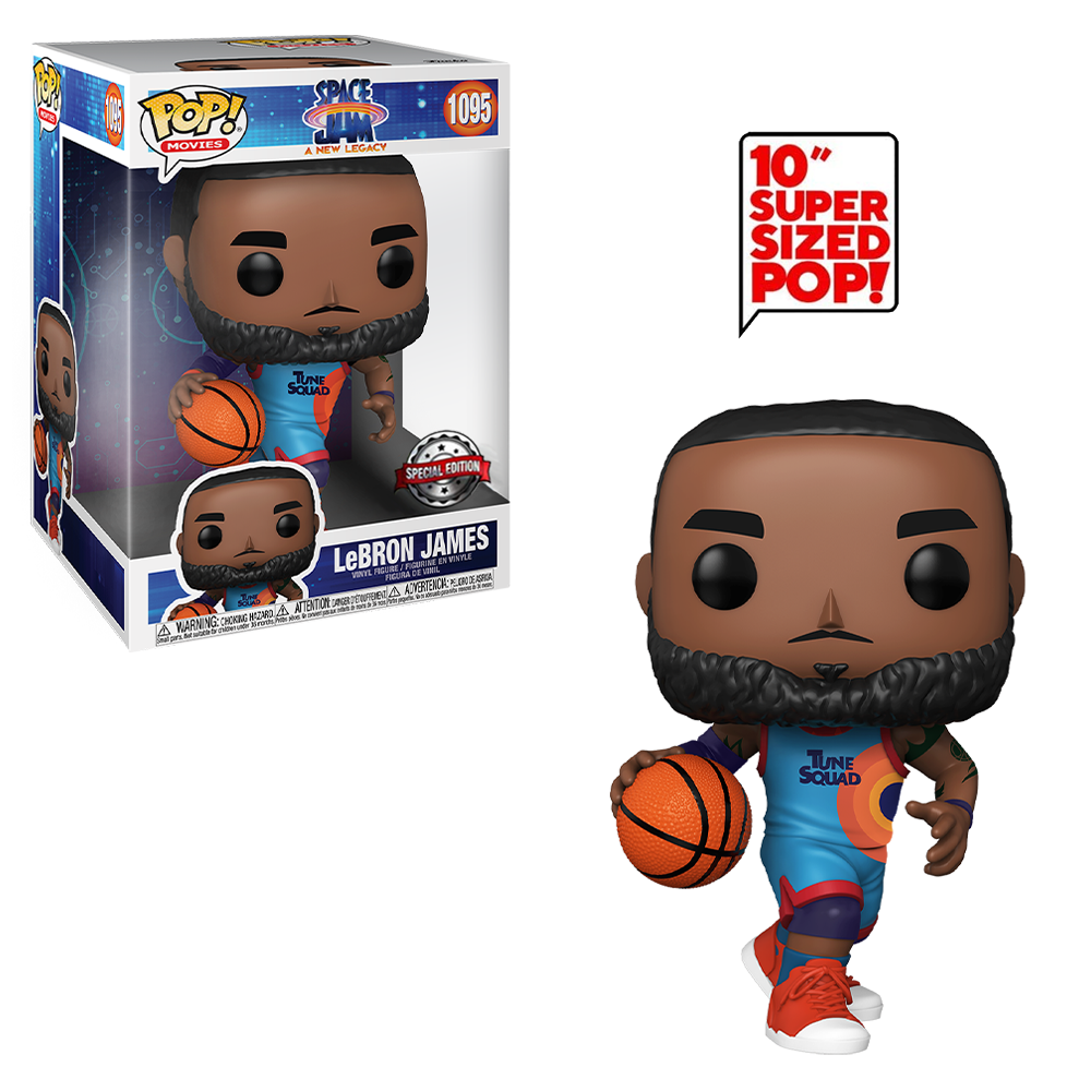 FU56145-IE Funko POP! Space Jam (A New Legacy) - Lebron James 10-Inch Vinyl Figure #1095 Special Edition Exclusive [READ DESCRIPTION]