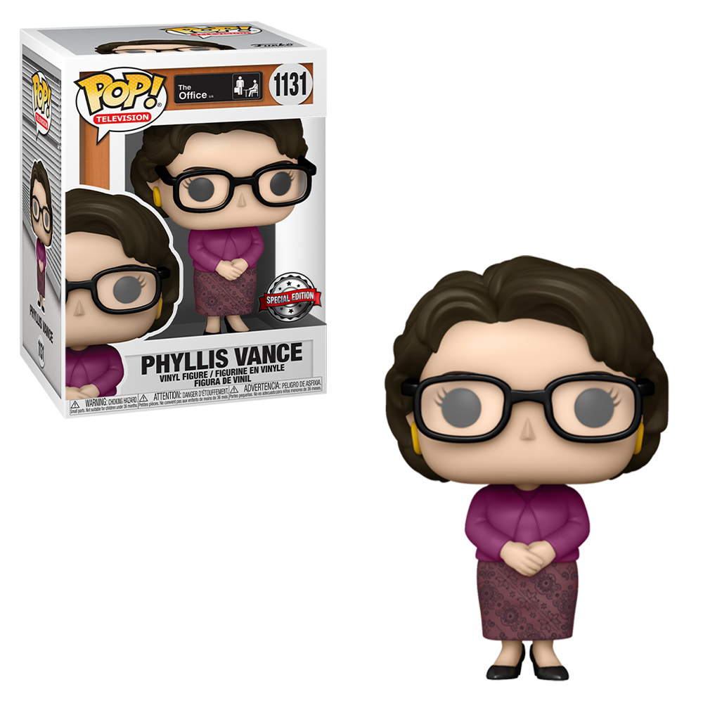 FU56150-IE Funko POP! The Office - Phyllis Vance Vinyl Figure #1131 Special Edition Exclusive [READ DESCRIPTION]