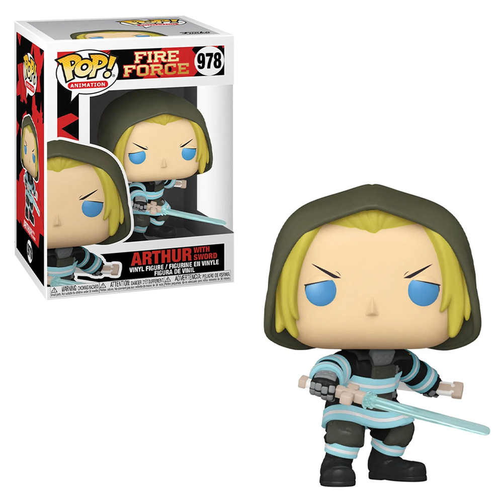 FU56156 Funko POP! Fire Force - Arthur with Sword Vinyl Figure #978