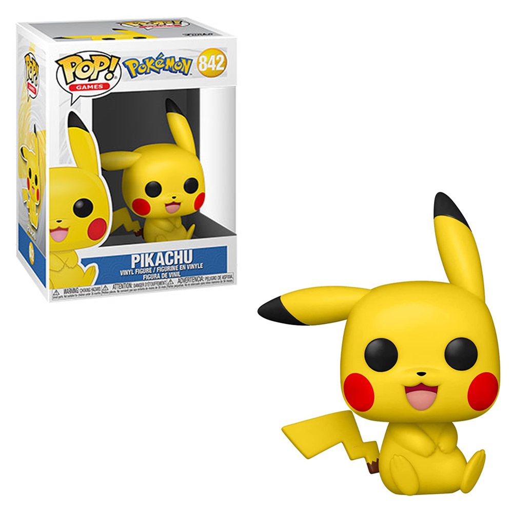 FU56307 Funko POP! Pokemon - Pikachu Sitting Vinyl Figure #842