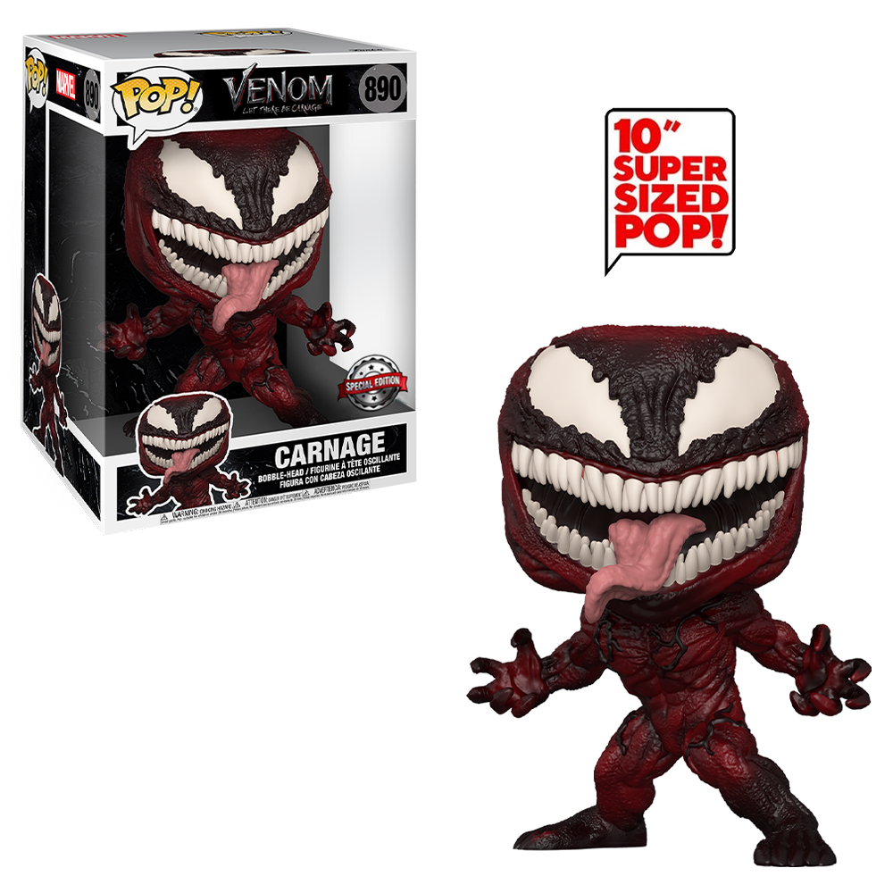 FU56756-IE Funko POP! Venom 2 - 10-Inch Carnage Vinyl Figure #890 Special Edition Exclusive [READ DESCRIPTION]