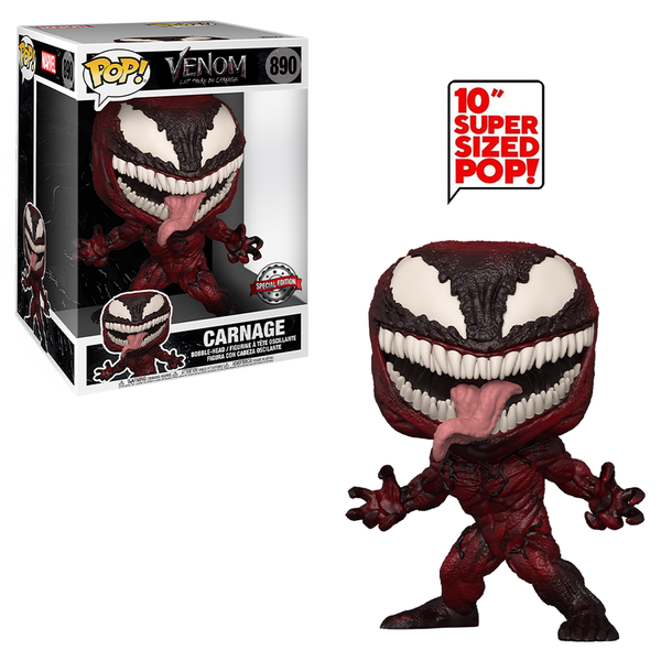 Funko POP! Venom 2 - 10-Inch Carnage Vinyl Figure #890 Special Edition