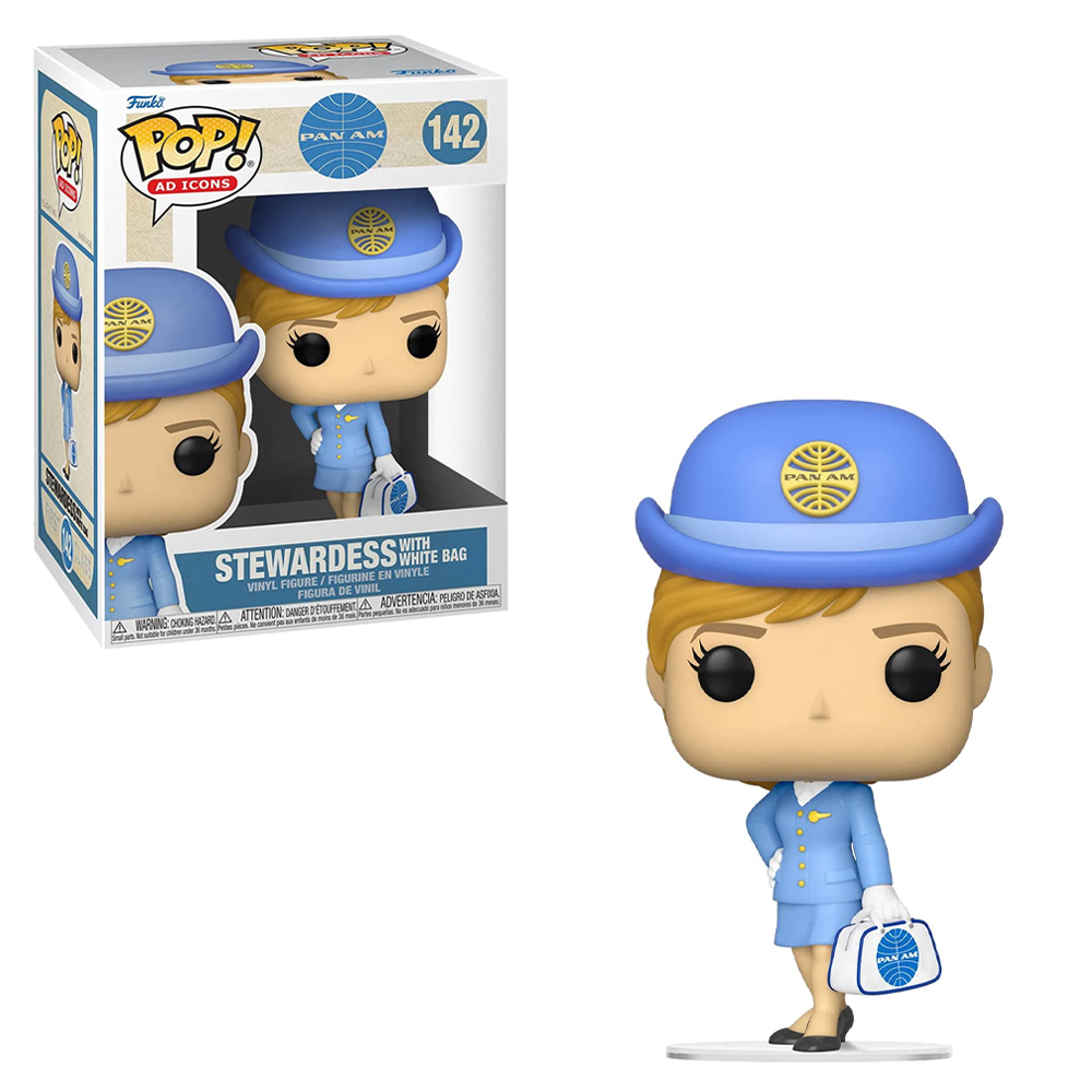 FU56816 Funko POP! Pan Am - Stewardess with White Bag Vinyl Figure #142