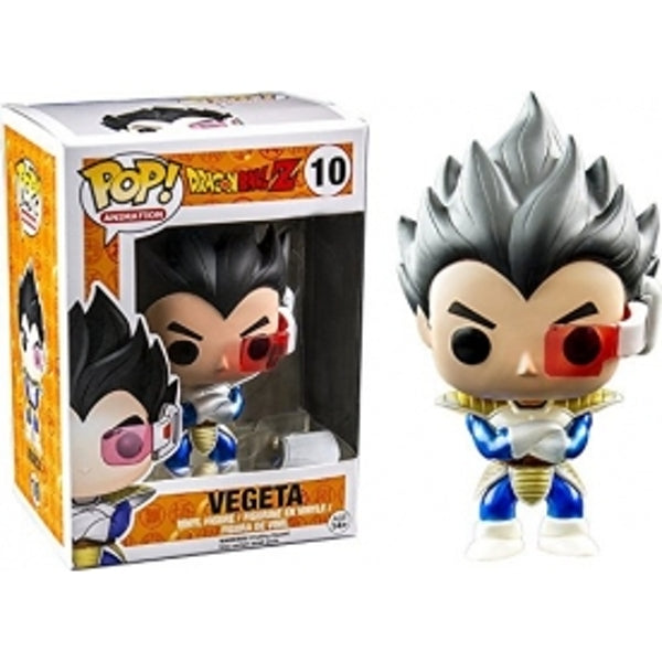 FU5708-IE Funko POP! Dragon Ball Z - Metallic Vegeta Vinyl Figure #10 Special Edition Exclusive [READ DESCRIPTION]