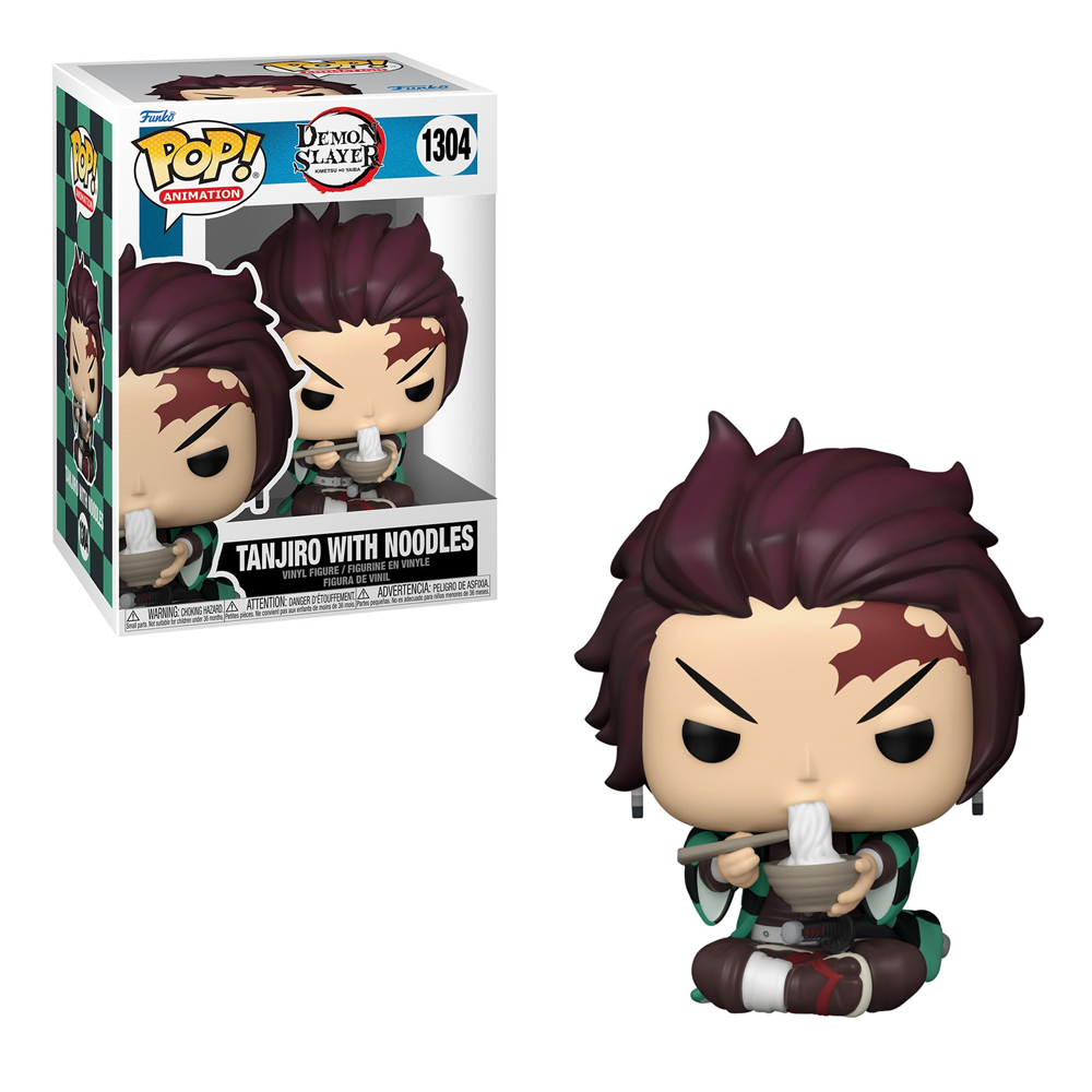 [PRE-ORDER] Funko POP! Demon Slayer: Kimetsu no Yaiba - Tanjiro with Noodles Vinyl Figure #1304