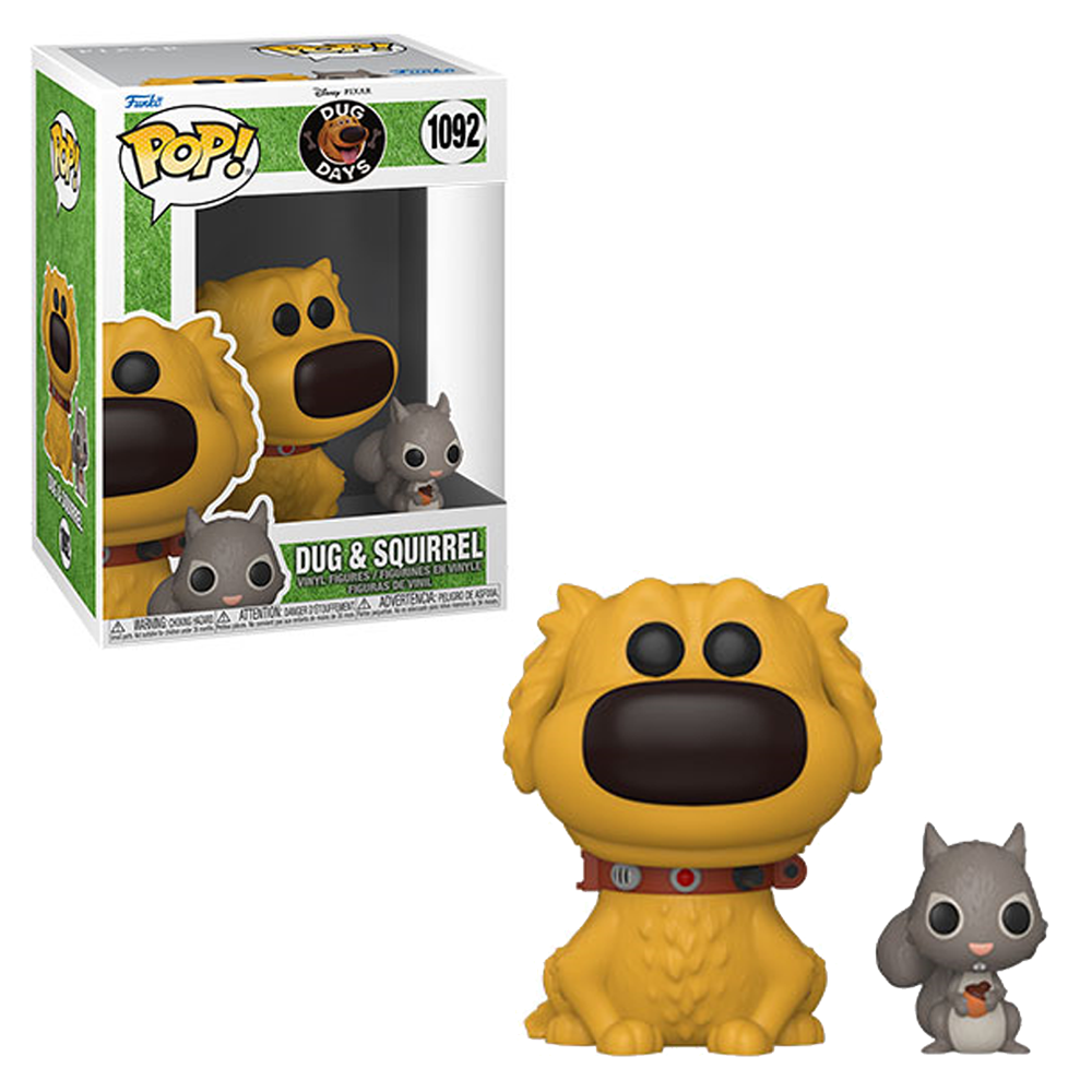 FU57384 Funko POP! Disney Pixar Fest: Dug Days - Dug and Squirrel Vinyl Figure #1092