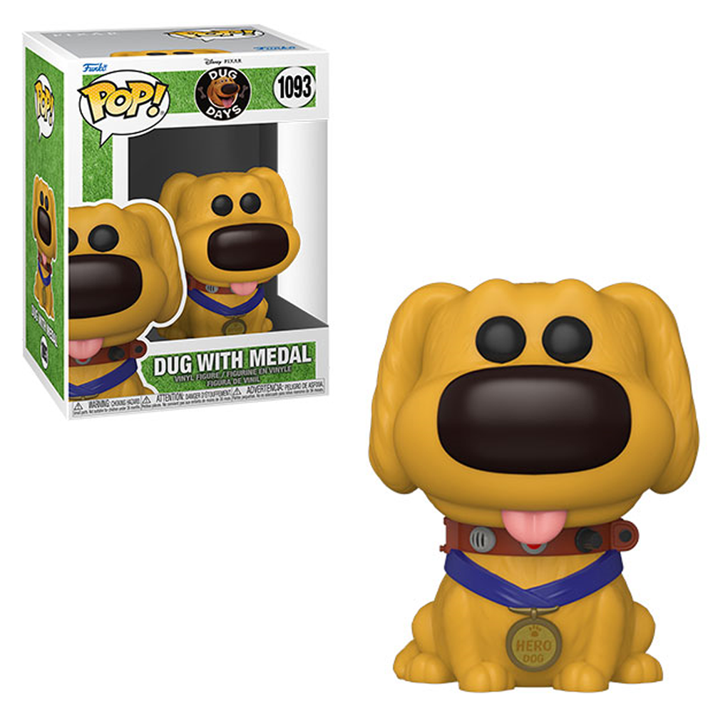 FU57385 Funko POP! Disney Pixar Fest: Dug Days - Dug with Medal Vinyl Figure #1093