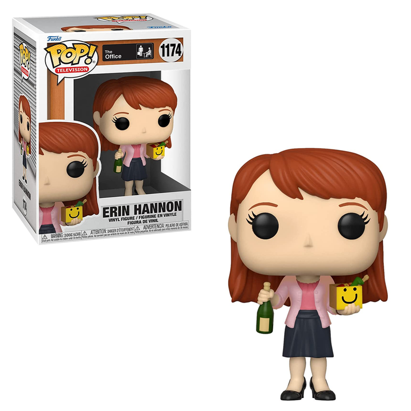 FU57394 Funko POP! The Office - Erin with Happy Box and Champagne Vinyl Figure