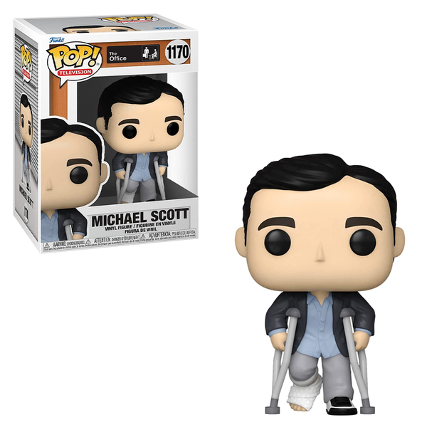 FU57396 Funko POP! The Office - Michael Standing with Crutches Vinyl Figure #1170