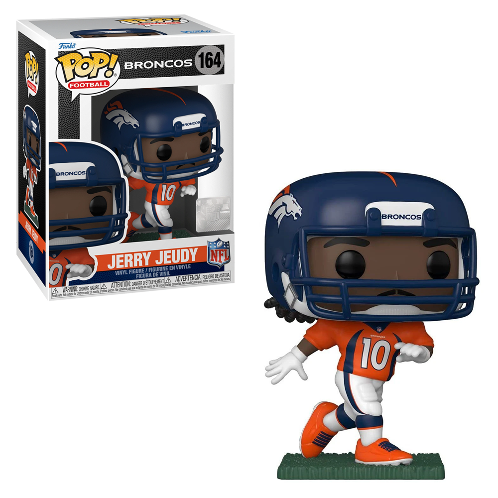 Funko POP! NFL: Broncos - Jerry Jeudy (Home Uniform) Vinyl Figure #164