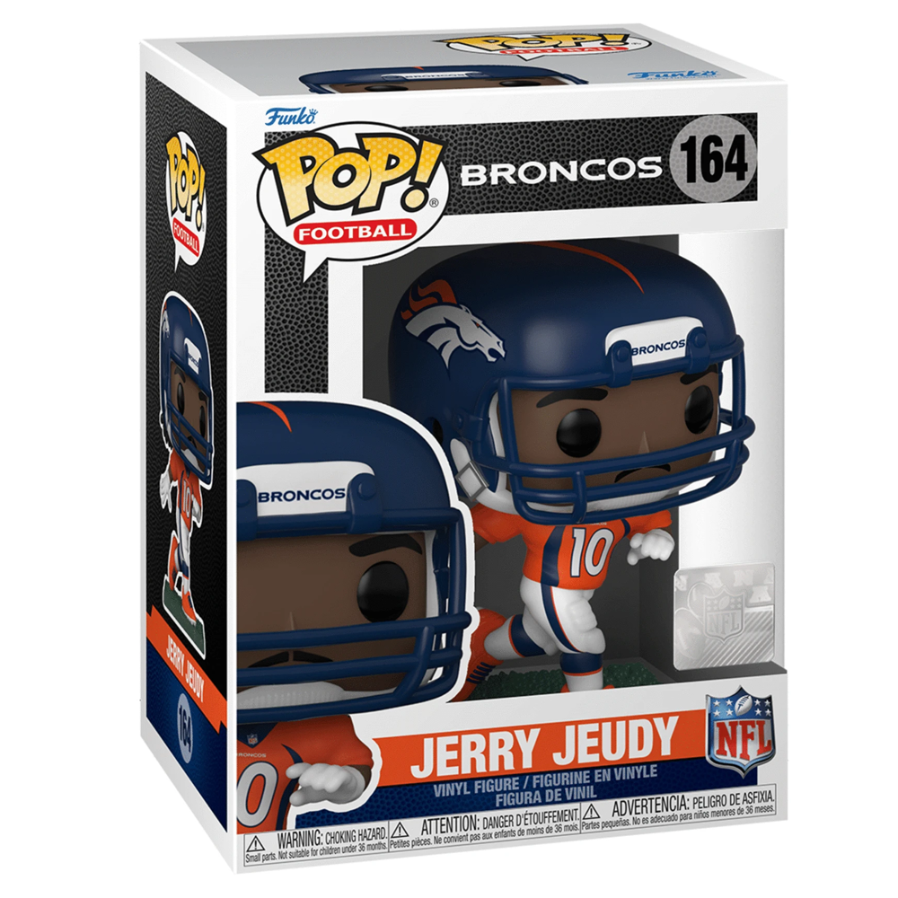 Funko POP! NFL: Broncos - Jerry Jeudy (Home Uniform) Vinyl Figure #164