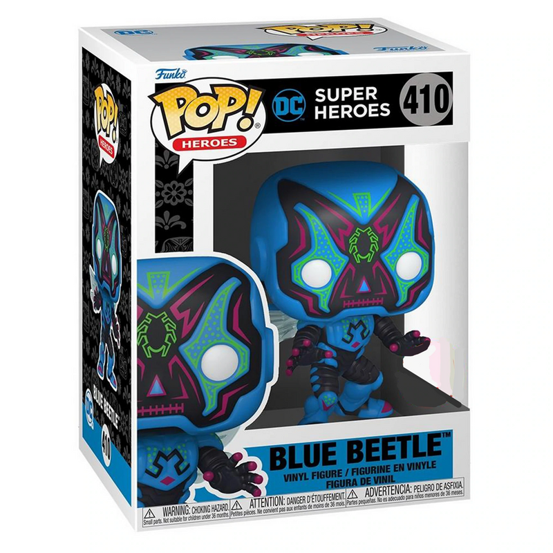 Funko POP! DC Super Heroes: Dia De Los - Blue Beetle Vinyl Figure