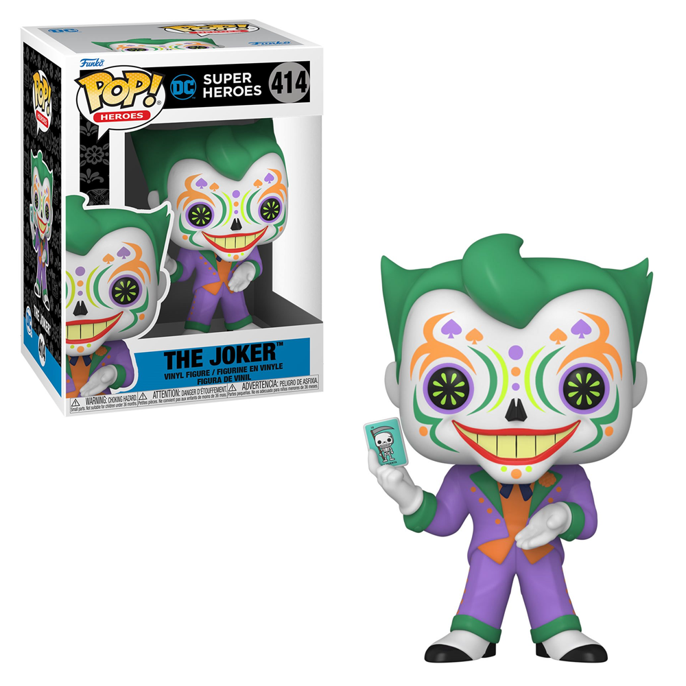 Funko POP! DC Super Heroes: Dia De Los - The Joker Vinyl Figure #414