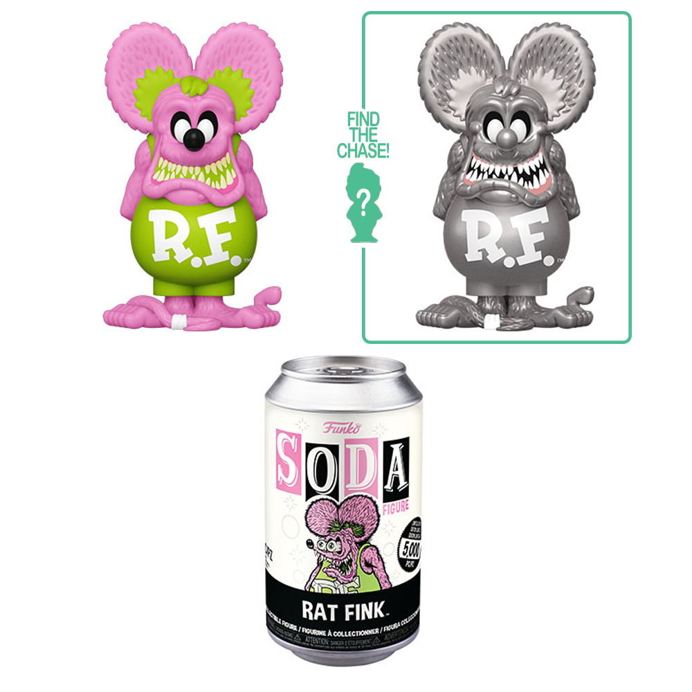 [PRE-ORDER] Funko Vinyl SODA: Rat Flink - Neon Rat Flink Vinyl Figure