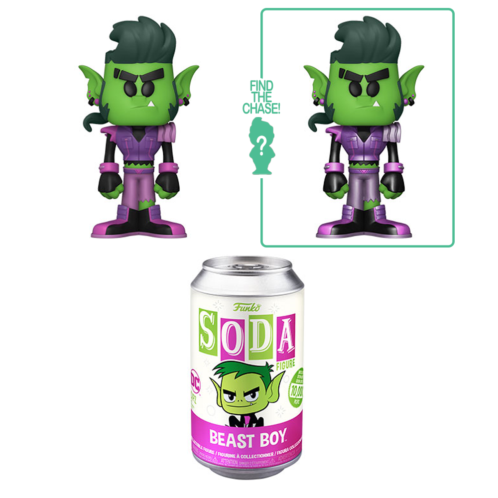 [PRE-ORDER] Funko Vinyl SODA: Teen Titans - Metal Beast Boy Vinyl Figure